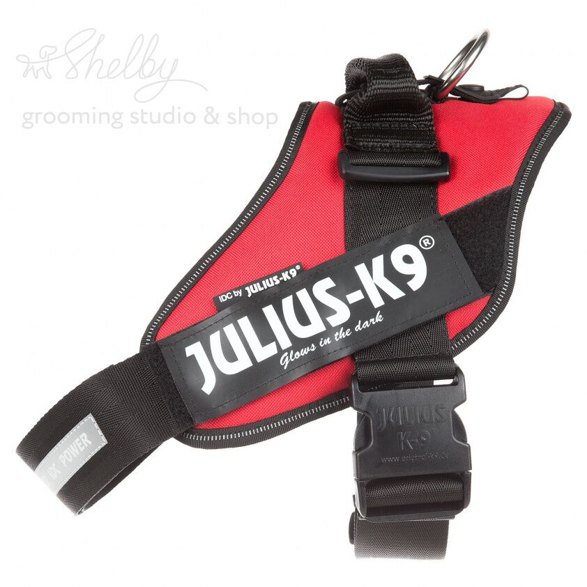 JULIUS-K9 шлейка для собак IDC®-Powerharness 3 (82-115см/ 40-70кг), красный