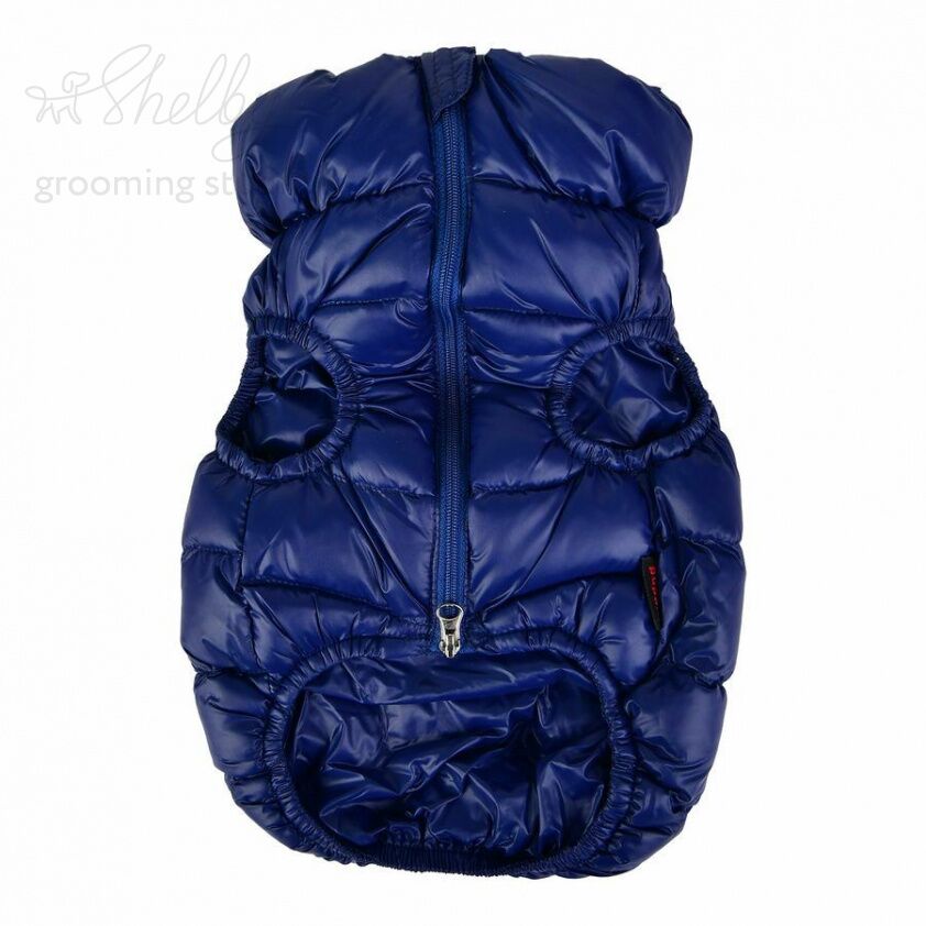 PUPPIA Жилет для собак утеплённый "Ultra Light Vest A", синий L 34 см 50 см 23 см