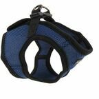 Шлейка для собак "Soft Vest" Синяя с черной окантовкой S 26 см 30-32 см 5.3см
