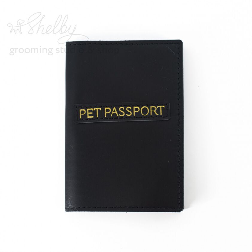 Pet Passport черный