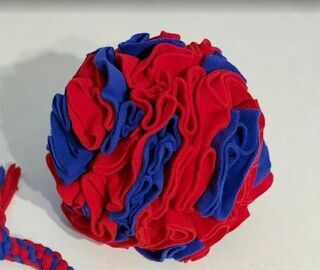 Умный шар, красно-синий 14 см