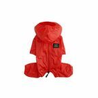 002 PA-OW Дождевик/пыльник с капюшоном для девочки S/M Красный # 337