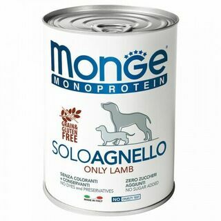 Monge Dog Monoprotein Solo Консервы для собак паштет из ягненка 400 гр