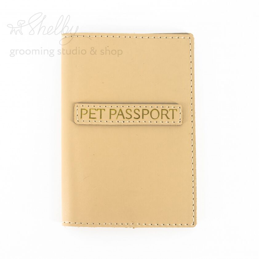 Pet Passport бежевый