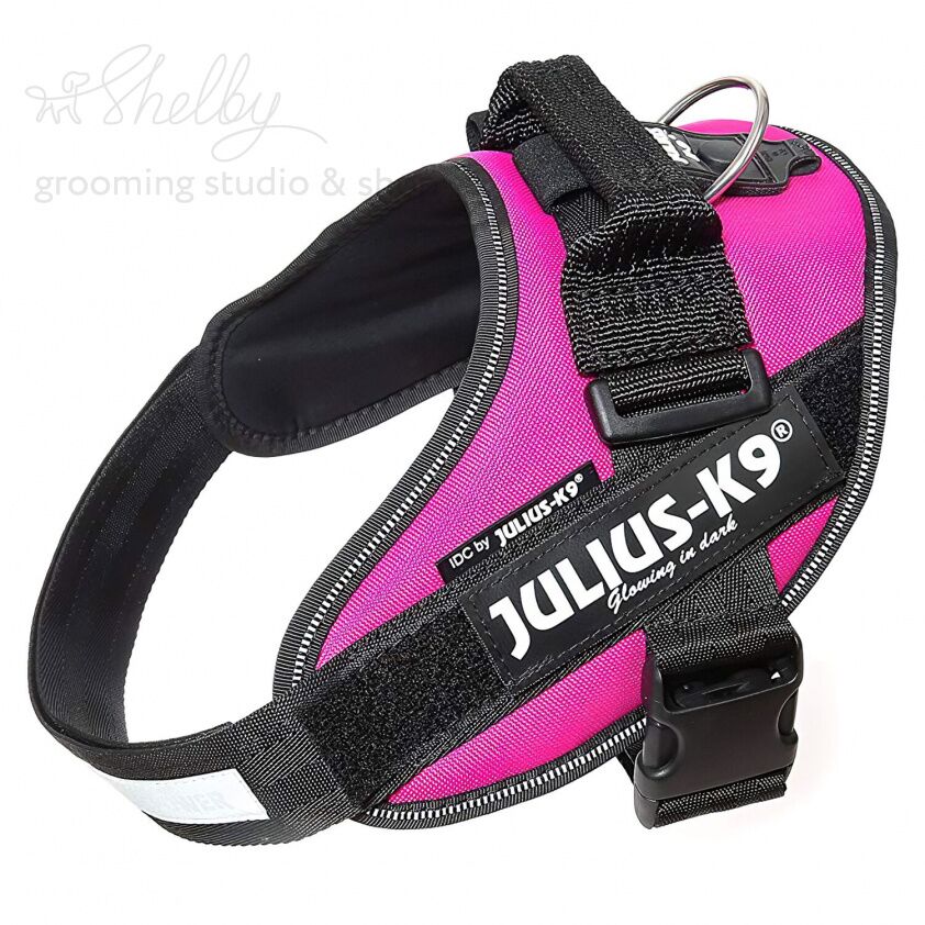 JULIUS-K9 шлейка для собак IDC®-Powerharness 0 (58-76см/ 14-25кг), темно-розовый
