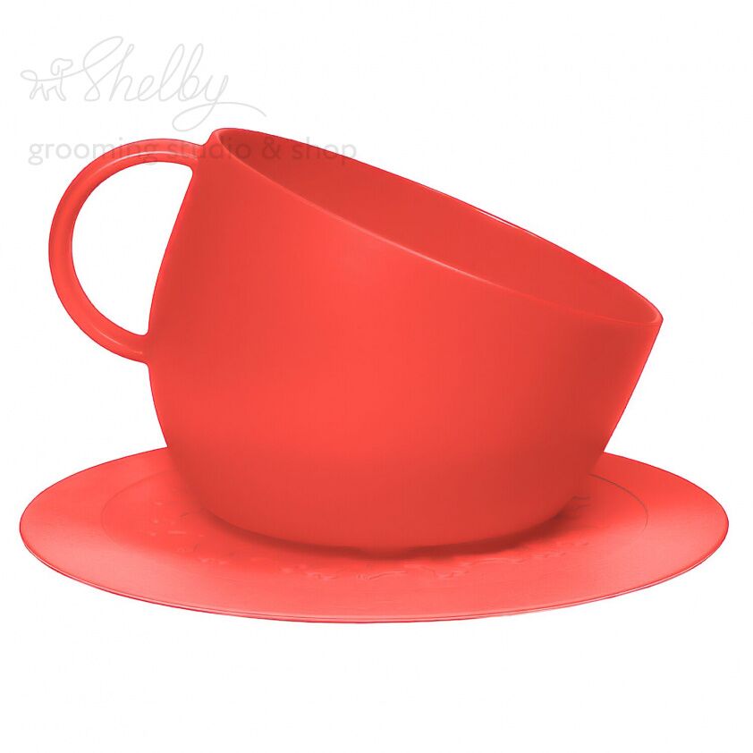 United Pets чашка 2,5 л Kit CUP + коврик 35 см, красные