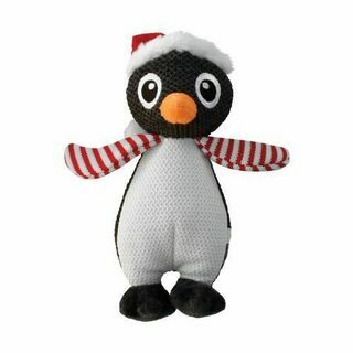 KONG Holiday игрушка для собак &quot;Пингвин&quot; 23 см, с пищалкой внутри, плюш
