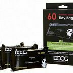 DOOG Пакеты биоразлагаемые для уборки за собакой, чёрные, 36х14см, 60шт/уп (Австралия)