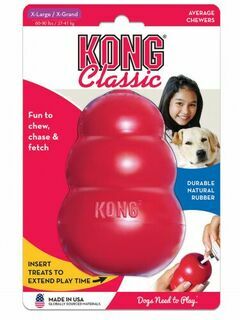 KONG Classic игрушка для собак &quot;КОНГ&quot; XL очень большая 13х8 см