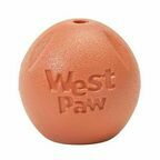 Игрушка для собак мячик 9 см оранжевая