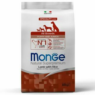 Monge Dog Speciality Puppy&Junior корм для щенков всех пород ягненок с рисом 800г