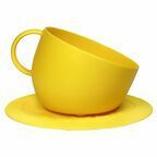 United Pets чашка 2,5 л Kit CUP + коврик 35 см, желтые