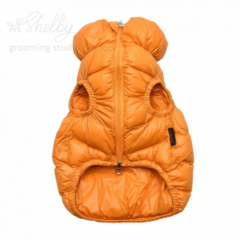 PUPPIA Жилет для собак утеплённый "Ultra Light Vest A", оранжевый XXL 44 см 66 см 31 см