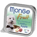 Monge Dog Fruit Консервы для собак ягненок с яблоком 100г