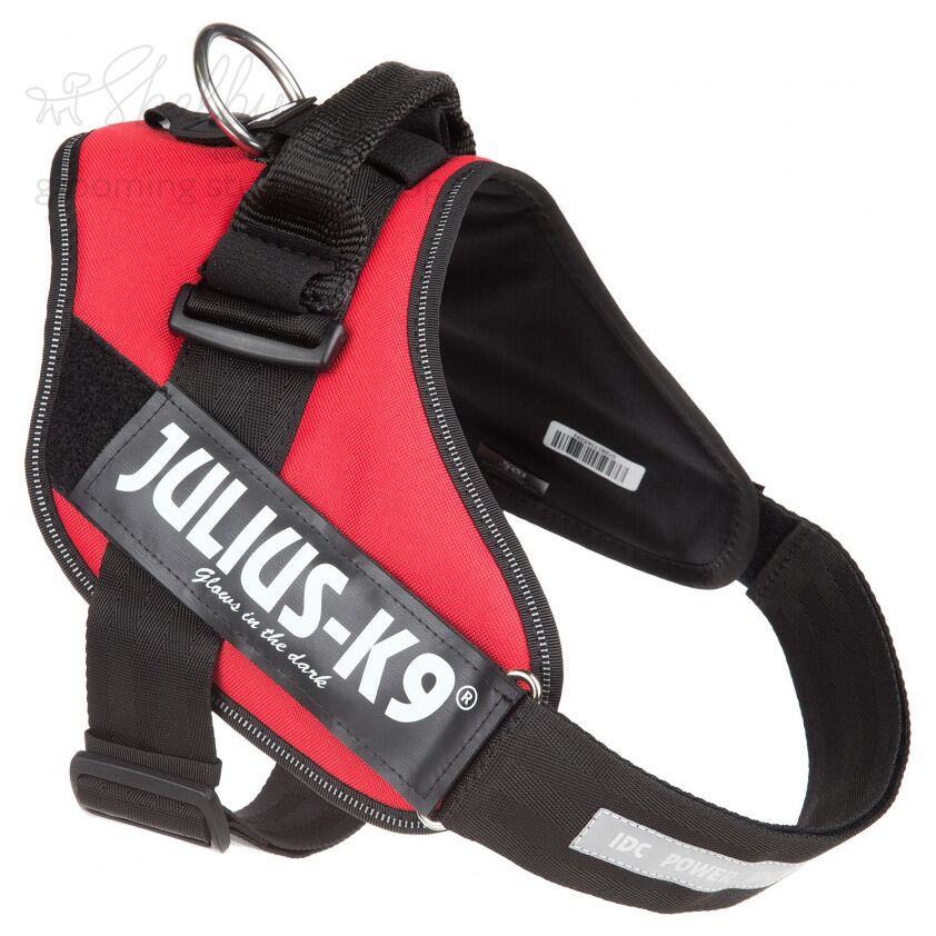 JULIUS-K9 шлейка для собак IDC®-Powerharness 2 (71-96см/ 28-40кг), красный