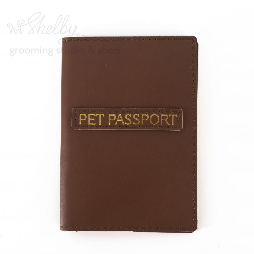Pet Passport коричневый