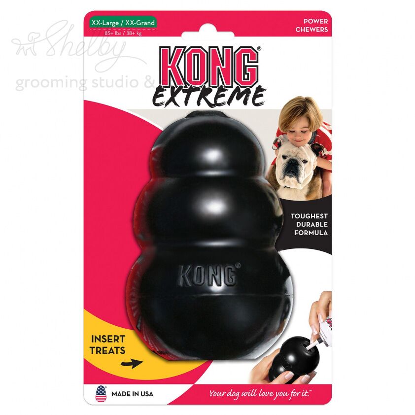 KONG Extreme игрушка для собак "КОНГ" XXL очень прочная самая большая 15х10 см