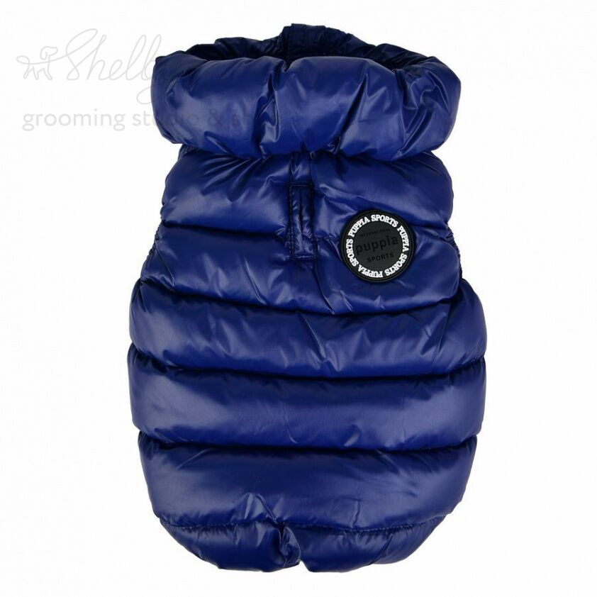 PUPPIA Жилет для собак утеплённый "Ultra Light Vest A", синий L 34 см 50 см 23 см