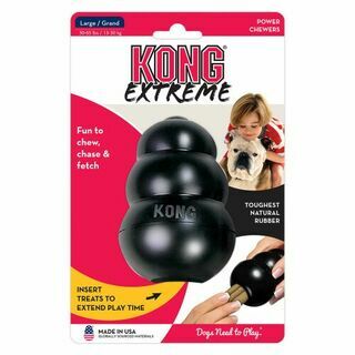 KONG Extreme игрушка для собак &quot;КОНГ&quot; L очень прочная большая 10х6 см