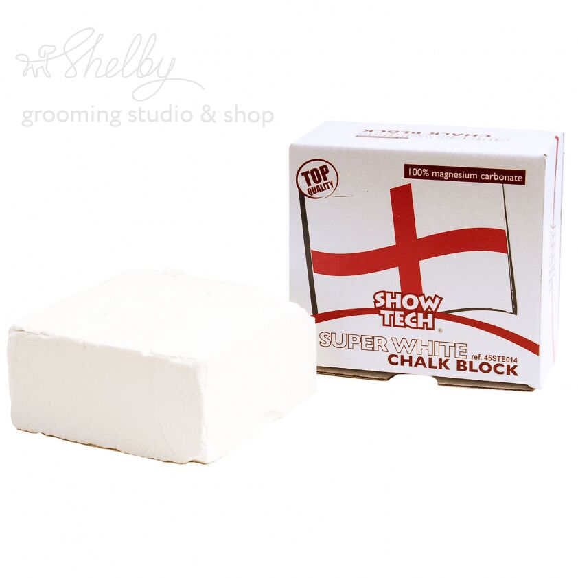 SHOW TECH English Magnesium Chalk Block мелок белый на основе магния прямоугольный 55 г