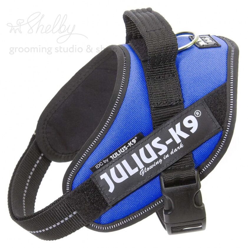 JULIUS-K9 шлейка для собак IDC®-Powerharness Mini-Mini (40-53см/ 4-7кг), синий