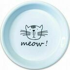 КерамикАрт миска керамическая для кошек MEOW 380 мл, зеленая