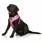 DOOG Шлейка для собак "NEOFLEX TOTO", розовая с узором, L, 50-70см (Австралия)