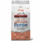 Monge Dog Monoprotein Extra Small корм для взрослых собак миниатюрных пород лосось с рисом 2,5 кг