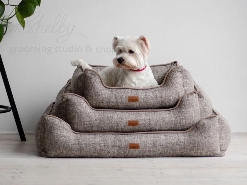 BoonWood Pets Лежанка 70*60см, Твидовая Коричневая