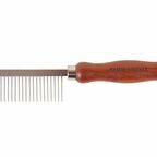 SHOW TECH Wooden Comb расческа для шерсти средней жесткости 18 см, с зубчиками 2,2 см, частота 1,5 мм