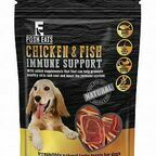 ROSEWOOD POSH EATS Лакомство для собак "Курица и рыба. Поддержка иммунитета", роллы, 80гр