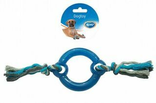 DUVO+ Игрушка для собак резиновая &quot;Кольцо с веревками&quot;