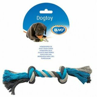Игрушка веревочная для собак, голубая, 35 см