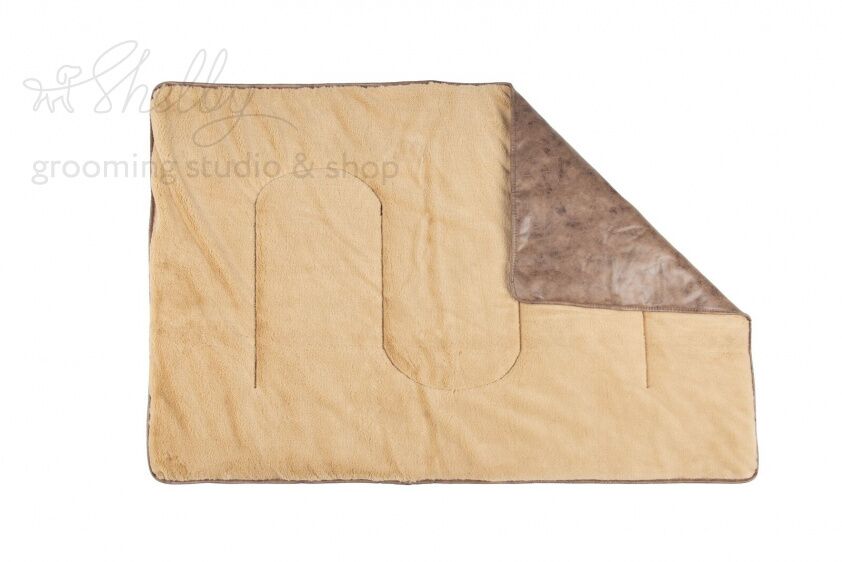 Одеяло для животных "Knightsbridge", экокожа, шоколадное, 110х72.5см