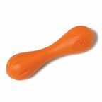 West Paw Zogoflex игрушка для собак гантеля Hurley S 15 см оранжевая