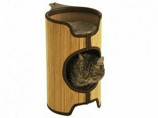 ROSEWOOD Домик для кошки бамбуковый с лежаком &quot;Tower&quot;