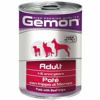 Gemon Dog консервы для собак паштет говяжий рубец 400г