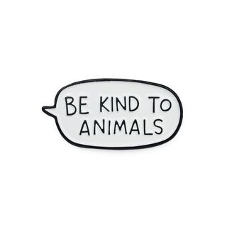 Значок эмалированый be kind to animals
