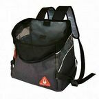 DUVO+ Рюкзак-переноска для животных до 6кг, "Backpack Sporty", черный, 32.5x31х19см