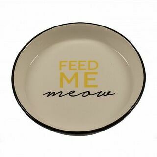DUVO+ Миска для животных керамическая &quot;Feed Me Meow&quot;