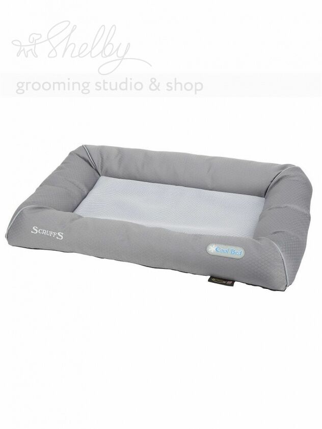 Великобритания) (SCRUFFS Лежак для животных охлаждающий "Cool Bed" серый, 75*53*12см. (Великобритания)