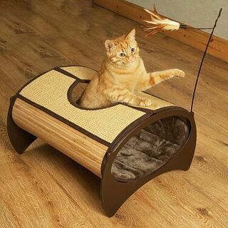 ROSEWOOD Лежак бамбуковый с когтеточкой для кошки &quot;Cat Pod&quot;