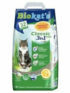 BIOKAT'S CLASSIC FRESH наполнитель комкующийся c ароматизатором