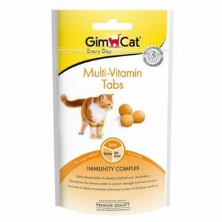 GIMCAT Витамины для кошек для поддержания иммунитета &quot;Мультивитамин табс&quot; 40 г (31004)