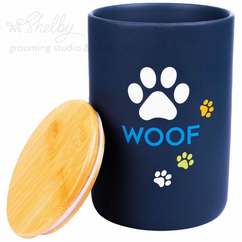 Бокс керамический для хранения корма для собак WOOF 1900 мл