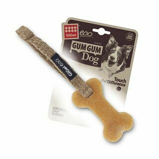 75381 Игрушка для собак Маленькая кость из экорезины 10см, серия GUM GUM DOG ECO
