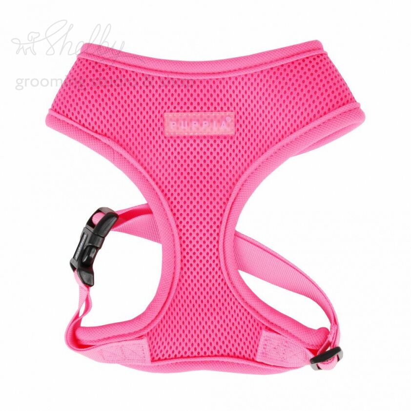 Шлейка для собак дышащая "Neon Soft" розовая S
