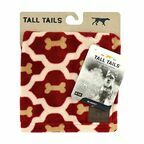 Одеяло для животных плюш ​"Tall Tails", красно-бежевое, 76x102 см