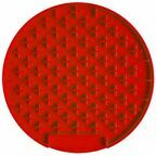 Силиконовой коврик "релакс", круглый Красный