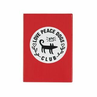 Обложка для ветпаспорта LOVE PEACE DOGS CLUB